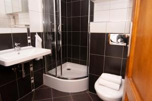 Kúpeľňa v ubytovaní Apartmany Sileas