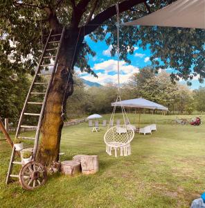 Jardín al aire libre en Cà Virò