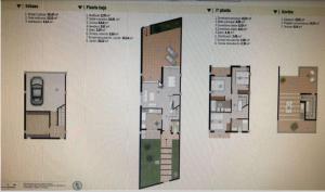Plán poschodí v ubytovaní Residencial Dulcinea - Chalet