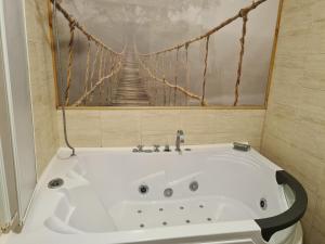 Kúpeľňa v ubytovaní Yakuzza Apartments + 16 fotografií