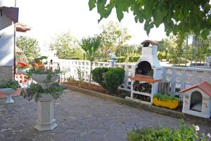 Zahrada ubytování Casa Fabbrichina