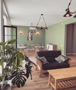 Posezení v ubytování Villa Flora