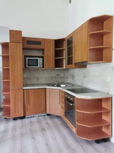 O bucătărie sau chicinetă la Zámecká zahrada-apartmány