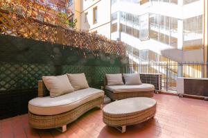 A seating area at Casa Galliera