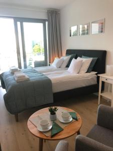 Posteľ alebo postele v izbe v ubytovaní Balticus Apartament Premium