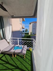 Μπαλκόνι ή βεράντα στο EDA Beach Apartman