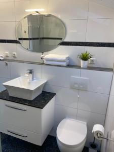 Koupelna v ubytování Ferienwohnung Stang