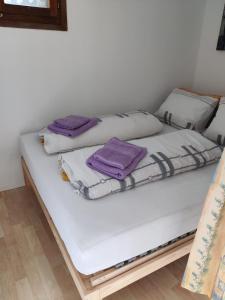Een bed of bedden in een kamer bij Studio FranGiò