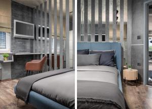 Posteľ alebo postele v izbe v ubytovaní Luxury Elit Apartment