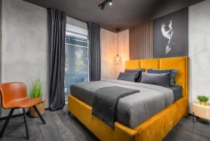 Posteľ alebo postele v izbe v ubytovaní Luxury Elit Apartment