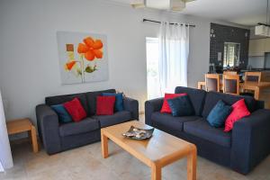 Et opholdsområde på Lagos Stunning Apartments