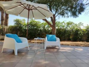 Patio alebo iná vonkajšia časť ubytovania Playa Vacation House