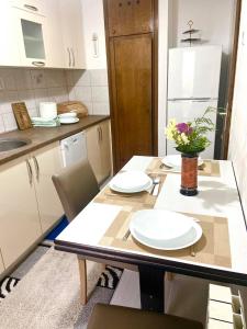 Ett kök eller pentry på Family Apartment Ivanovic