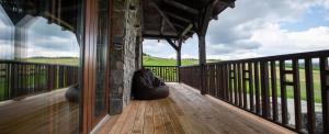 Balkón alebo terasa v ubytovaní Hacienda na Orave
