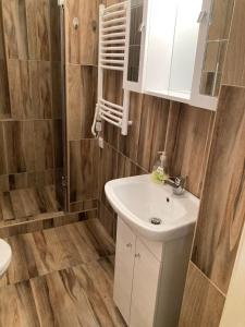 Kúpeľňa v ubytovaní Roland Apartmant Zuglo