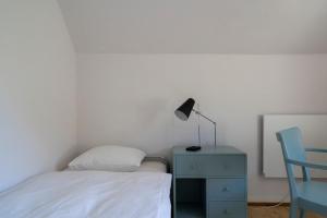 Postel nebo postele na pokoji v ubytování Villa Pineta