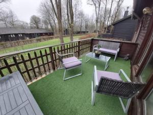 Giardino di Chalet Ardennais 240 - La Boverie - Rendeux