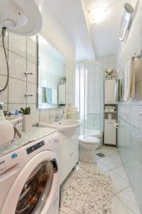 Koupelna v ubytování Apartman Mare