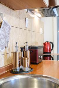 Kuchyň nebo kuchyňský kout v ubytování Apartman Mare