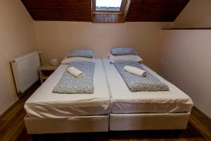 Postel nebo postele na pokoji v ubytování Natúra Panzió&Apartmanház