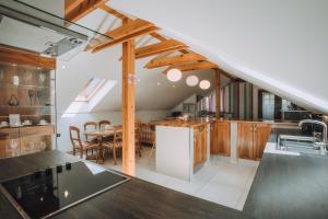 Khu vực ghế ngồi tại Apartment Čarolija