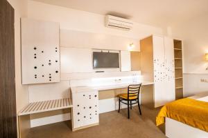 Postel nebo postele na pokoji v ubytování Hotel Olberg