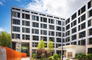 O edifício em que o hotel se localiza