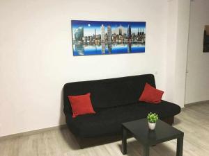 Χώρος καθιστικού στο Apartment La Gavina Beach Barcelona Airport