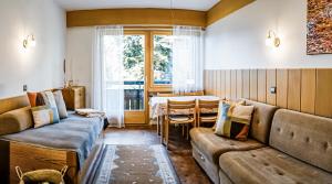 Posezení v ubytování Residence Greymold