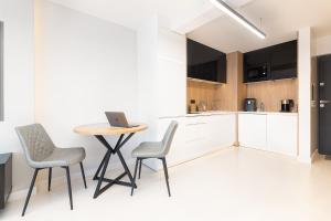 Dapur atau dapur kecil di Studio Silesian Vip City Centrum Free Parking