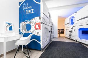 Posteľ alebo postele v izbe v ubytovaní Space Home Apartment - Inner City