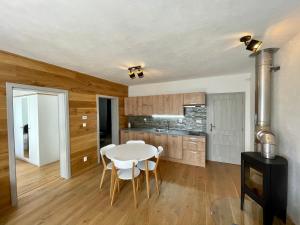A kitchen or kitchenette at Apartment Ďumbier