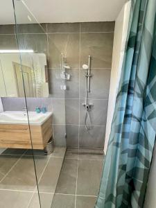 A bathroom at Apartment Ďumbier