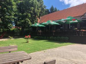 Zahrada ubytování Apartmány Jevany