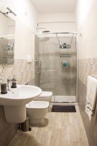 Koupelna v ubytování il Riccio B&B