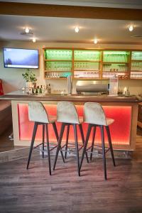 Ο χώρος του lounge ή του μπαρ στο Hotel Schachner