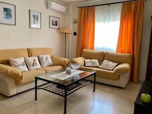 A seating area at Casa Valdelagrana Playa