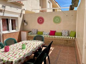 A seating area at Casa Valdelagrana Playa