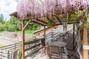 A garden outside Maso La Marianna