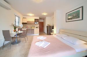 Kuchyň nebo kuchyňský kout v ubytování Apartments Ivica Krk Island