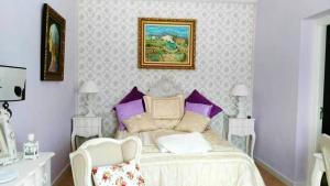 מיטה או מיטות בחדר ב-3 bedrooms villa with private pool enclosed garden and wifi at Algar