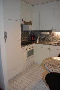 Kuchyň nebo kuchyňský kout v ubytování Apartment Residenza Quadra Flims
