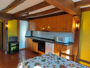 Dapur atau dapur kecil di Las Rocas de Brez