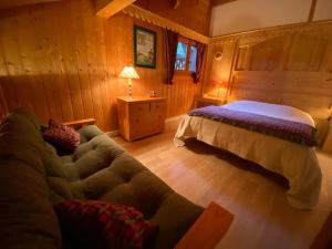 Llit o llits en una habitació de Le Battieu