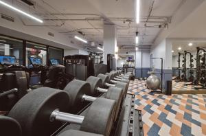 Fitness centrum a/nebo fitness zařízení v ubytování Clayton Hotel & Members Club