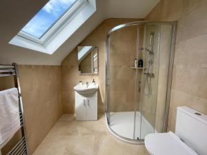 Vannituba majutusasutuses Drumlanaught Cottage Farnham