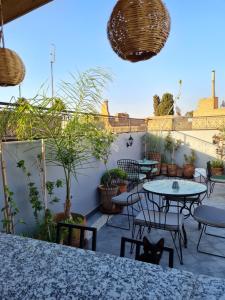 Balkón nebo terasa v ubytování Riad Le Petit Joyau