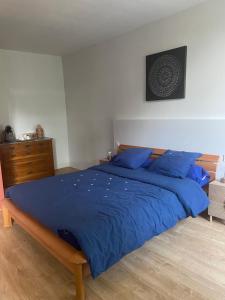 Postel nebo postele na pokoji v ubytování Chambres et table d'hôtes Le cèdre Aveyron