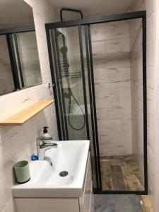 Kúpeľňa v ubytovaní Apartamenty Chris