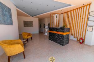 Kuchyň nebo kuchyňský kout v ubytování Hotel NEBO